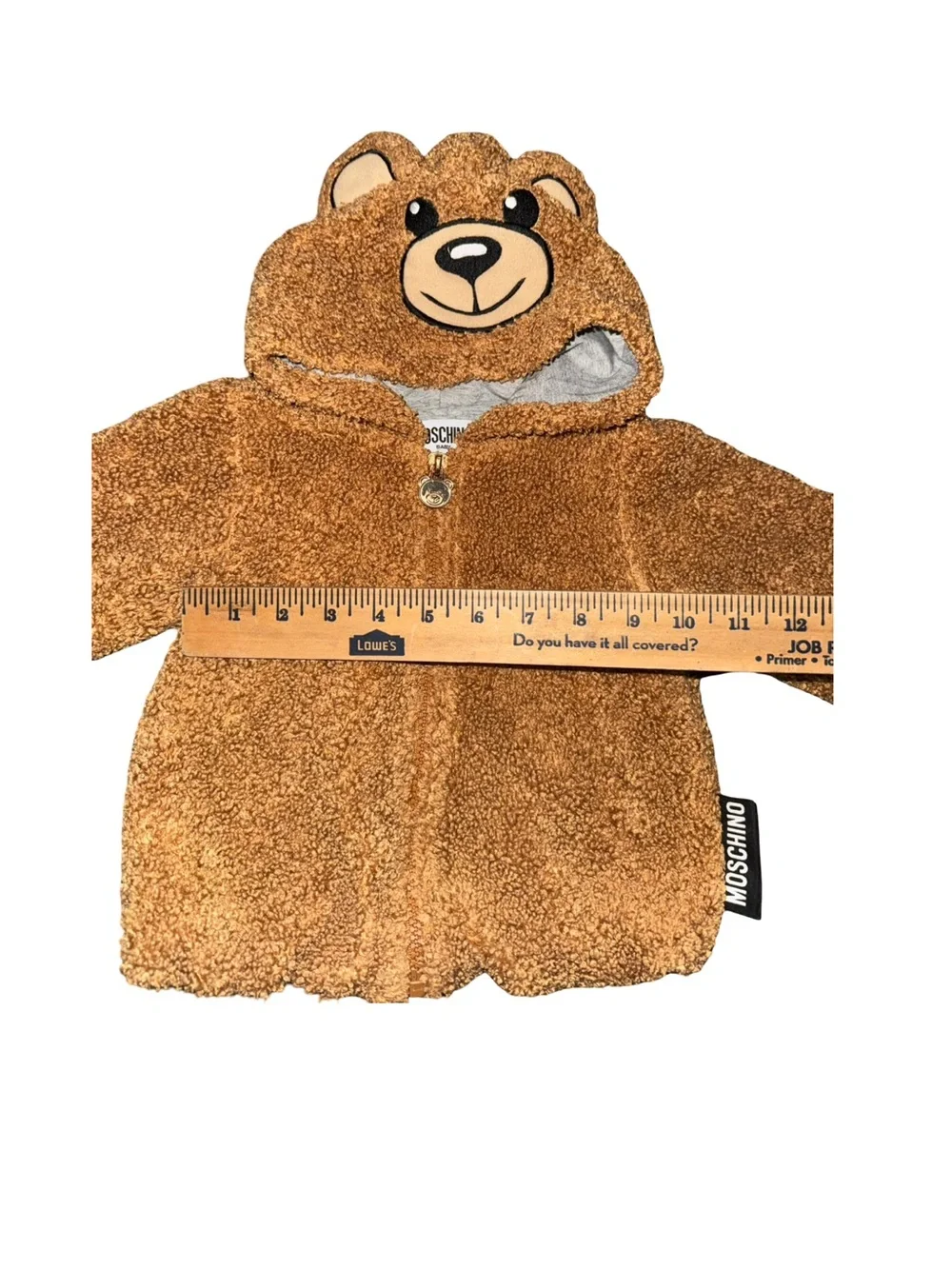 Authentic Moschino teddy bear jacket size‎ 9-12 month